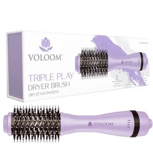 VOLOOM Triple Play - BLOW DRYER BRUSH - Purple